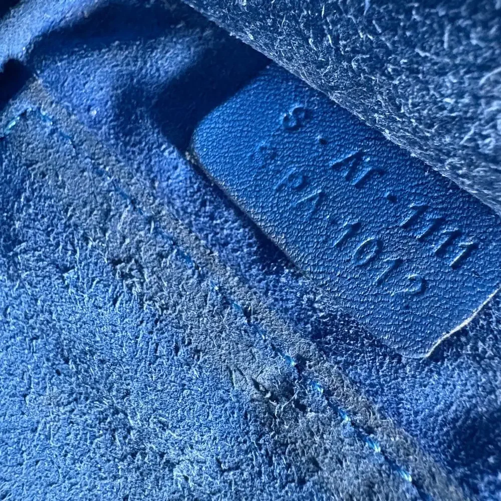CELINE Luggage Nano Shopper Leather Tote Bag Royal Blue